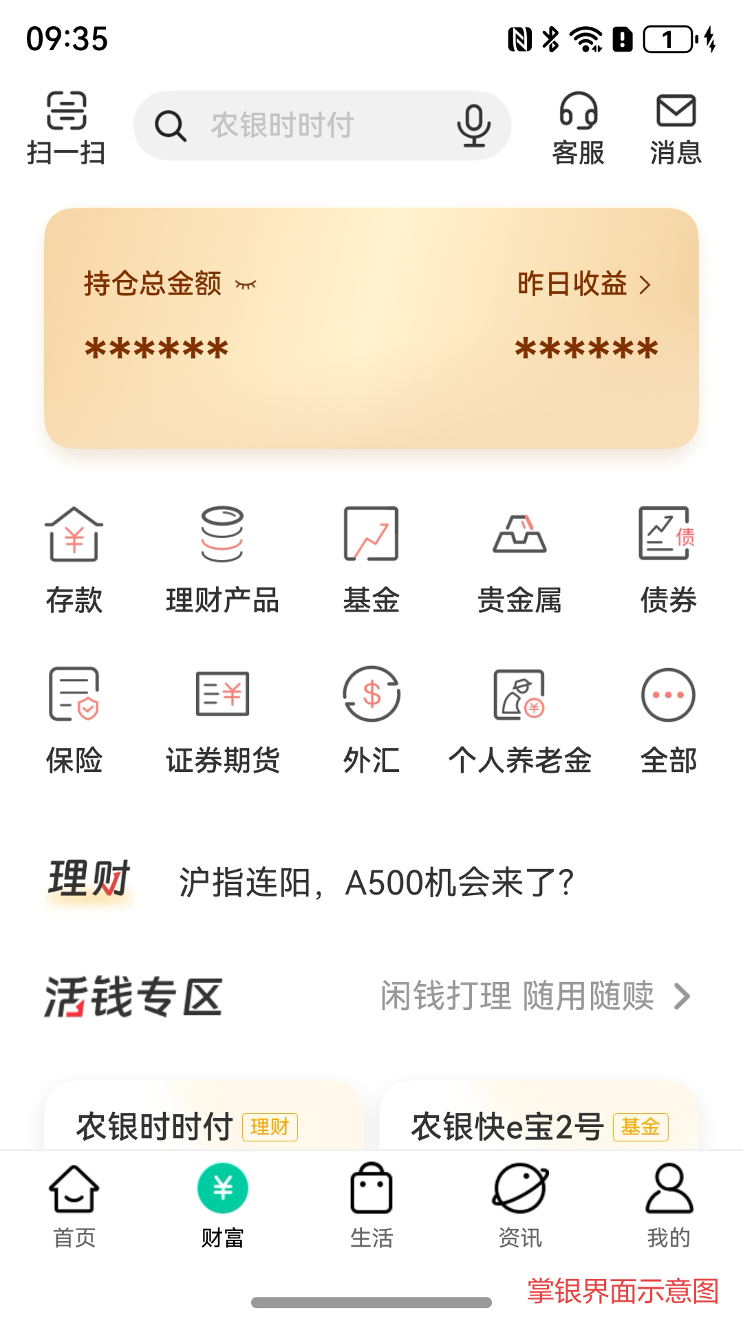 中国农业银行 截图 2