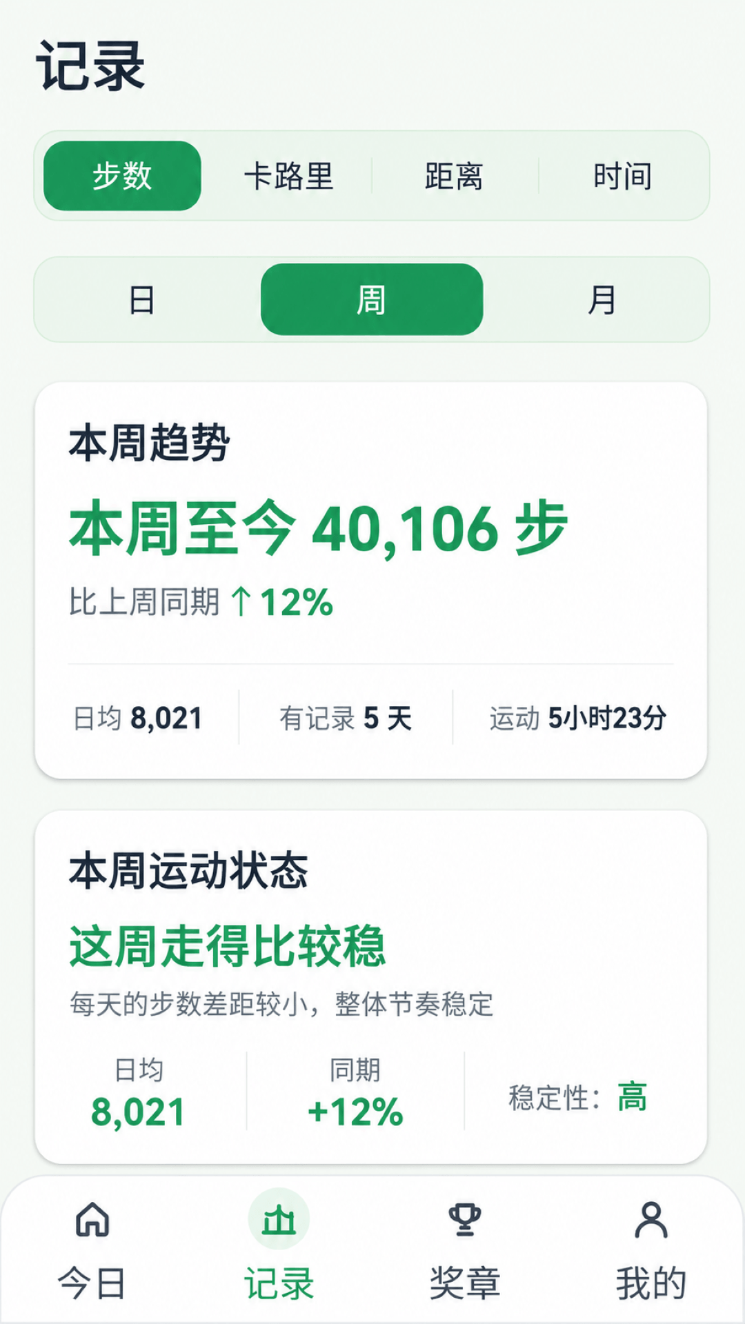 运动走路计步器 截图 3