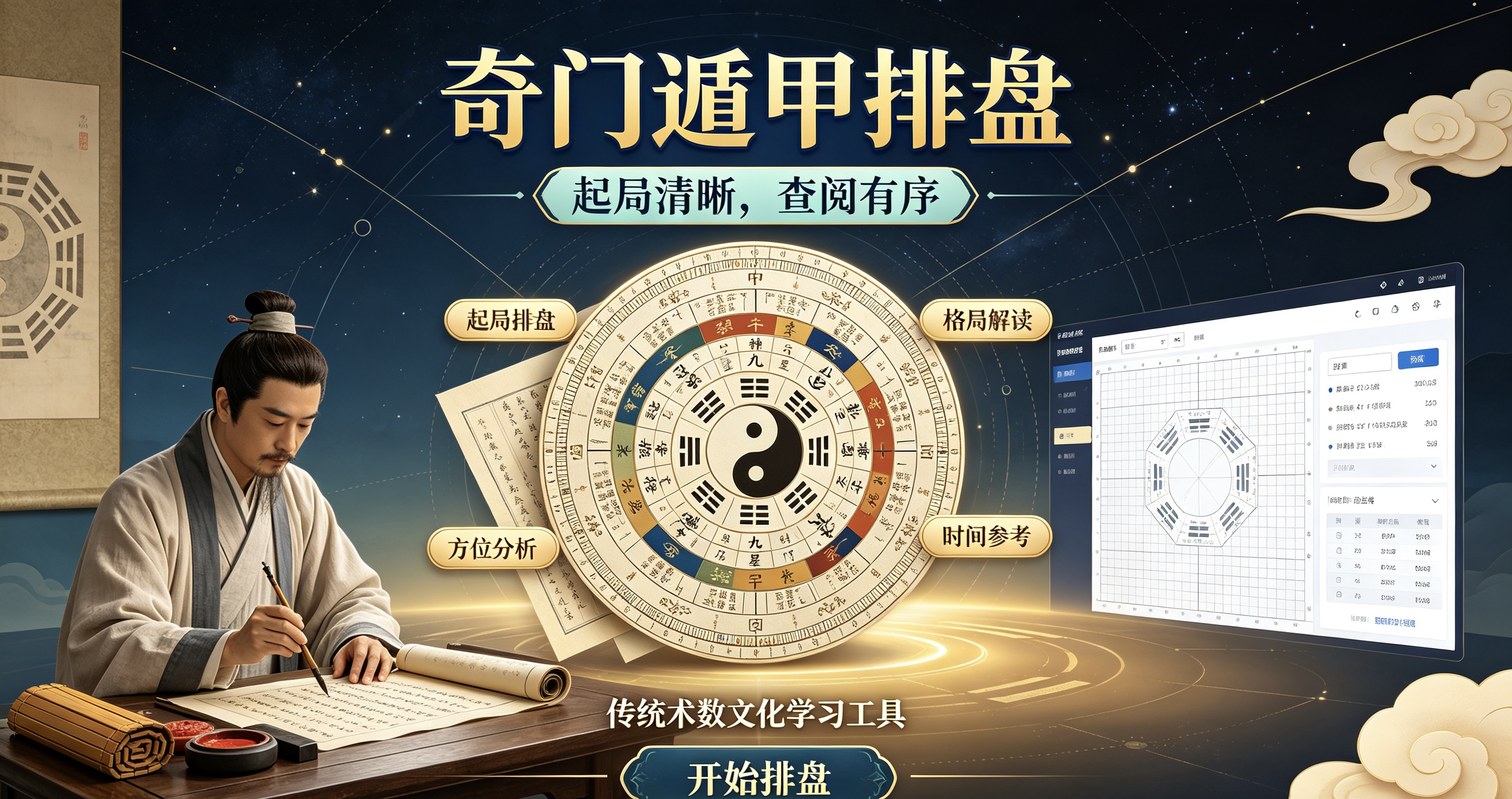 国学九宫推演工具